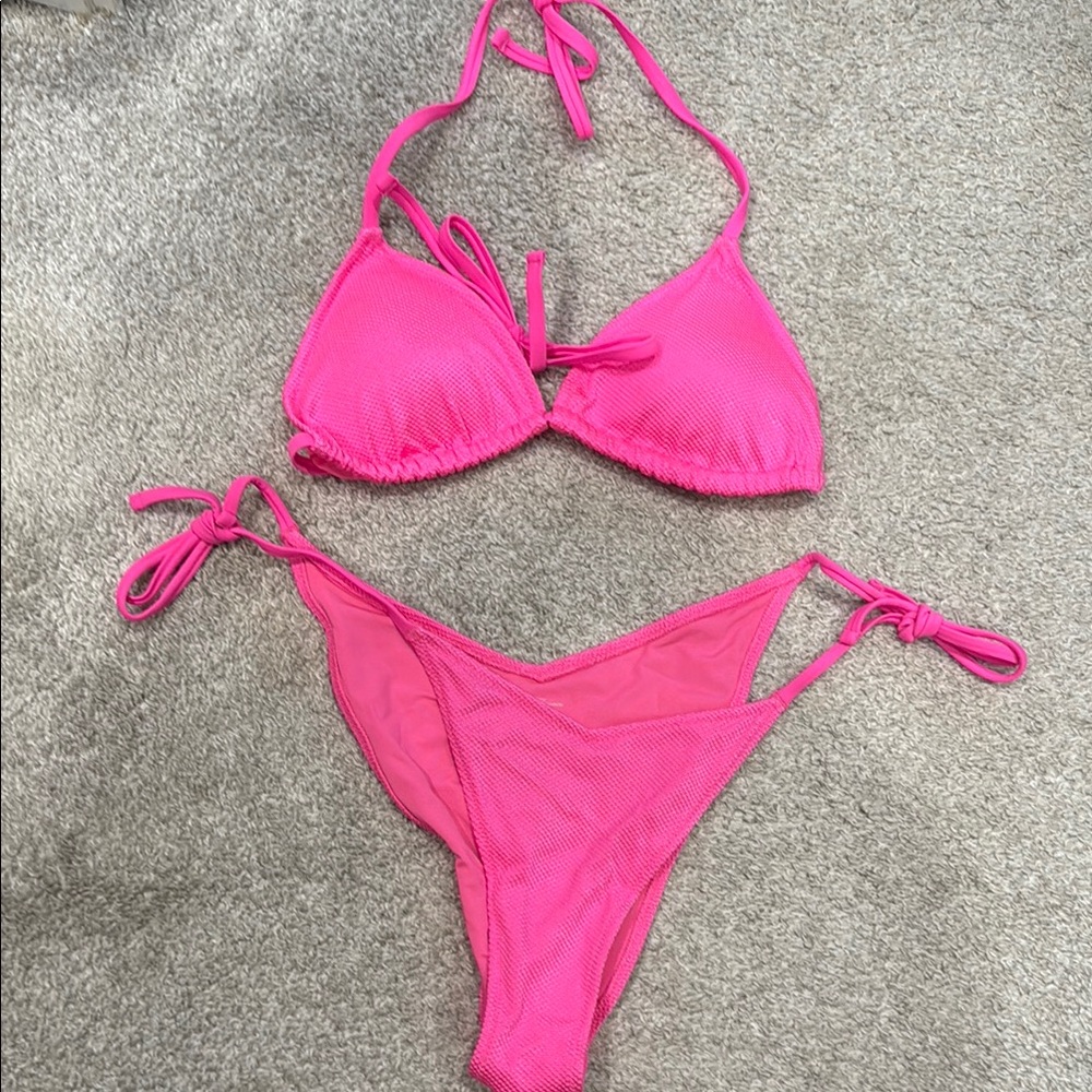 Vibrant Pink Bikini Set